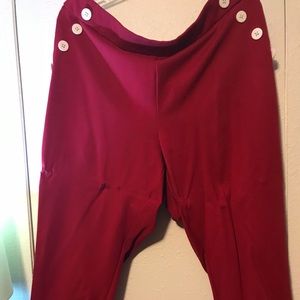 Retro sailor crop pants